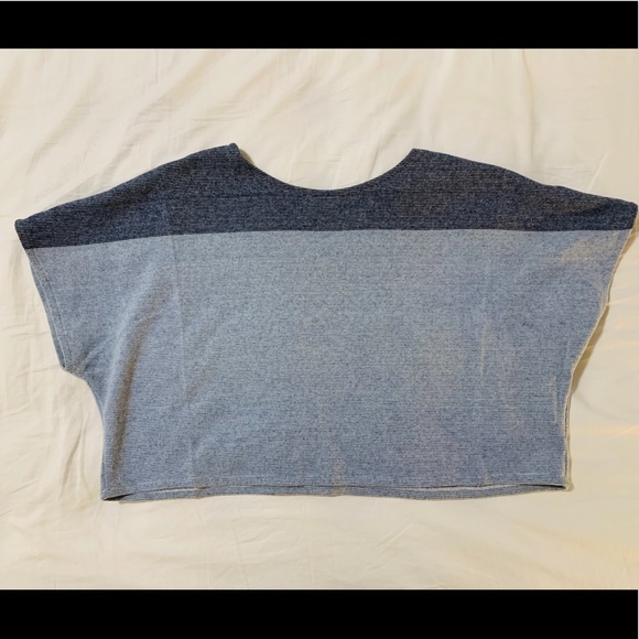 Colorblock Cotton Crop Top - Picture 7 of 8